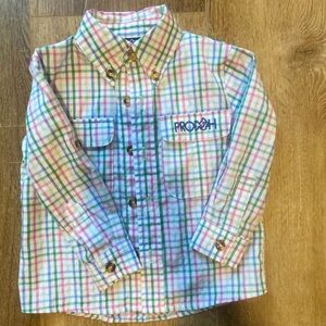 Kids Multicolor Plaid Shirt
